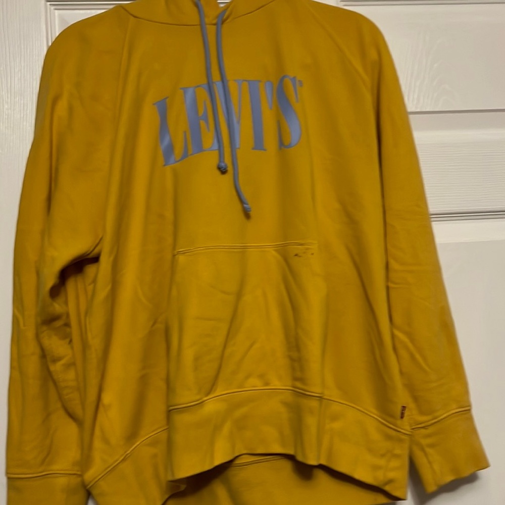 Levi Yellow Large Hoodie